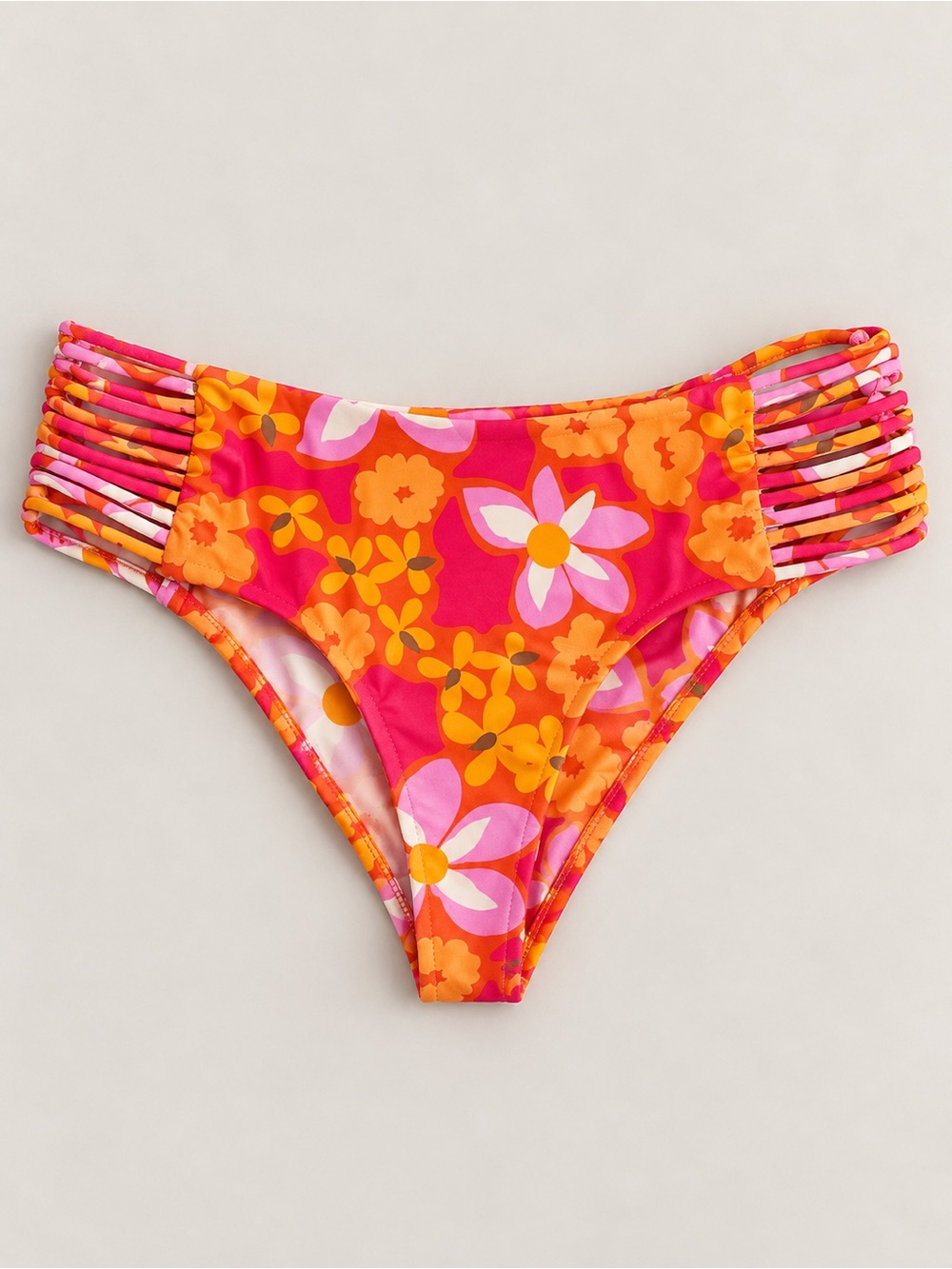STONE FOX SWIM Simone Bikini Bottom in Lei Lei